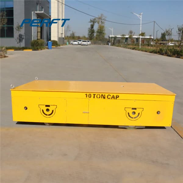 material transfer cart with urethane wheels 400 tons